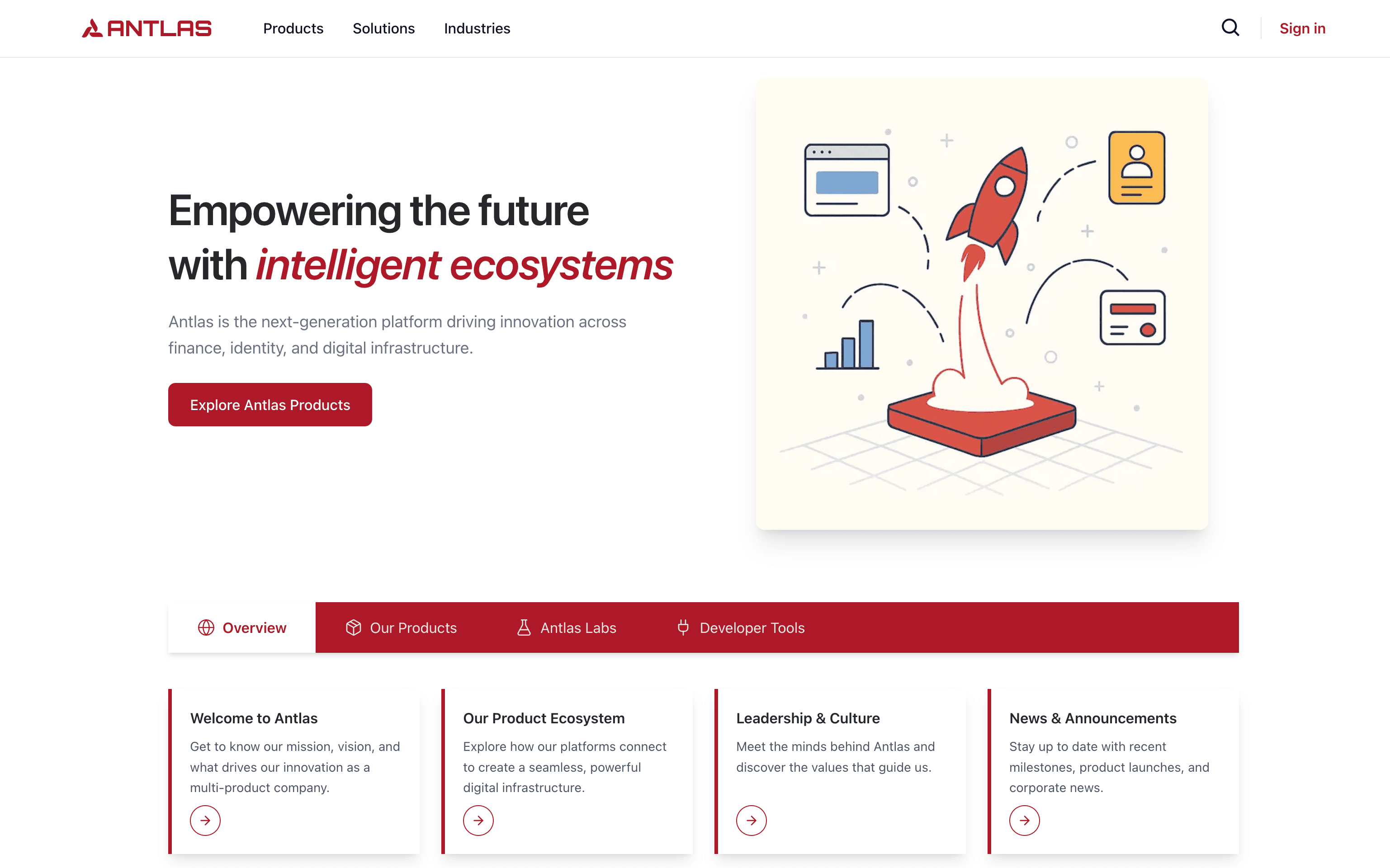 Scalable Website for a Technology Company